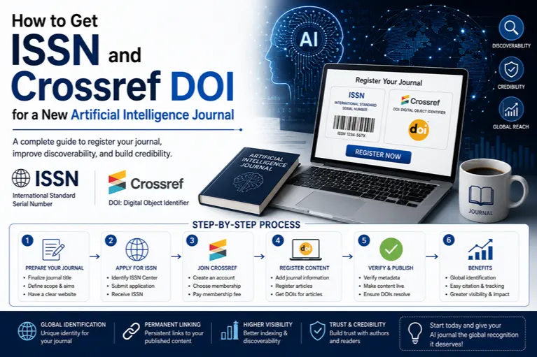 How to Get ISSN and Crossref DOI for a New Artificial Intelligence Journal