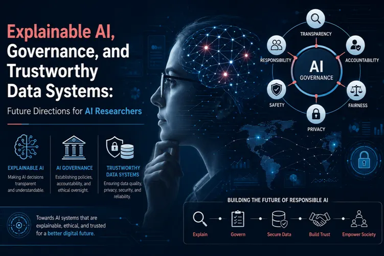 Explainable AI, Governance, and Trustworthy Data Systems: Future Directions for AI Researchers